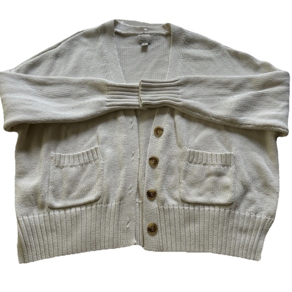 A New Day Women's Cozy Cardigan Sweater Button Up with Pockets Size M - Picture 1 of 11